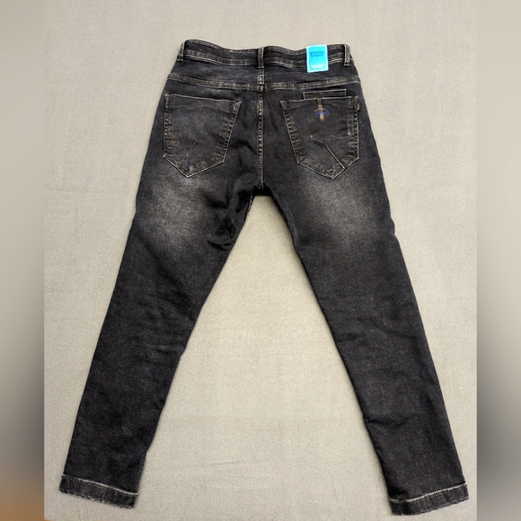 InThing Mens Custom Dark Wash Skinny Jeans Size 32 - Picture 2 of 15